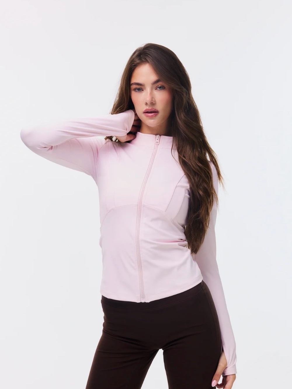 NWT Exercere pink zip up sports jacket - small